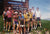 Me (in white cricket hat) at the top of the Col du Télégraphin 1992.&nbsp;