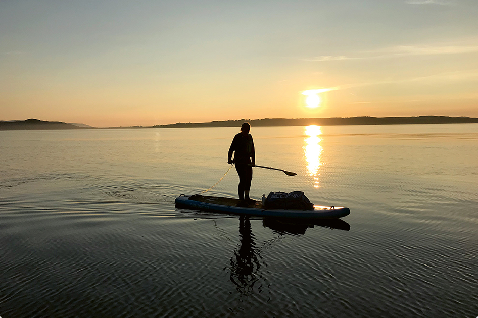 Sunset on Great Cumbrae © @microadventuregirl