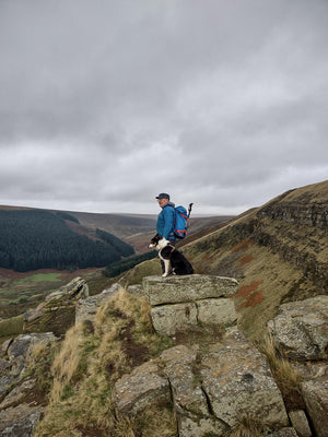 Paul Besley and Scout from The Search